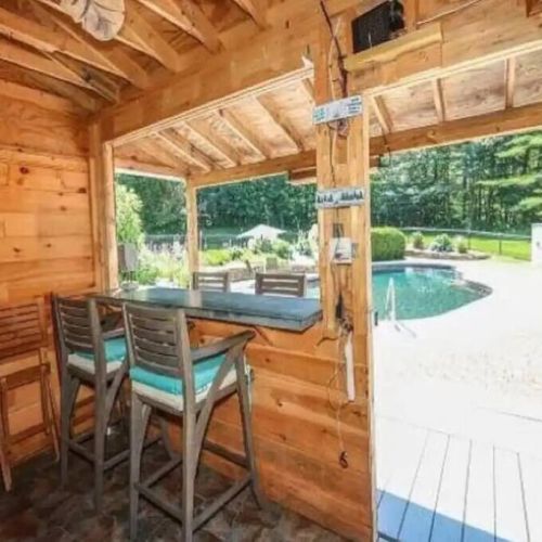 Pool Shed open seasonally