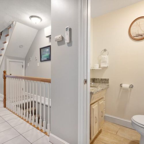 Main level half bath