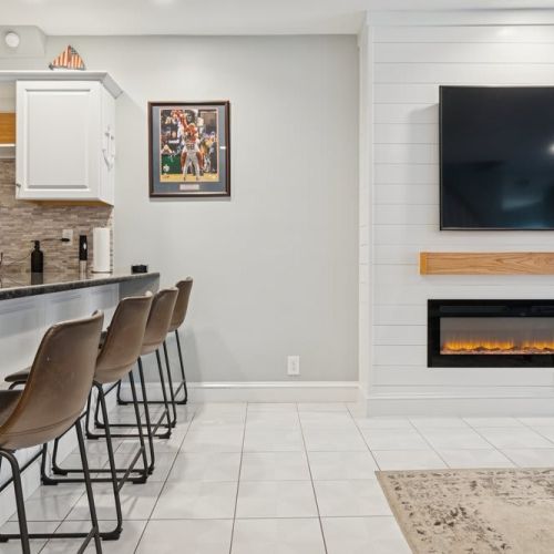 Bar Top in Living Space