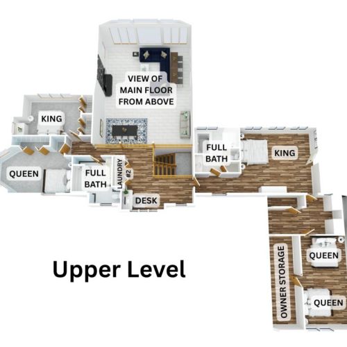 Upper Level floor plan