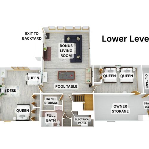 Lower Level floor plan