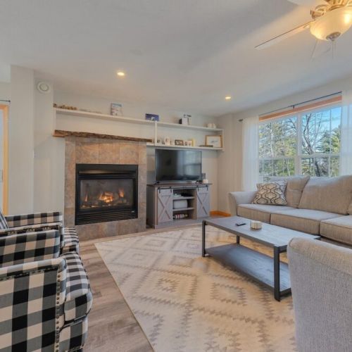 Fireplace- All New Flooring & Furniture Dec 2023
