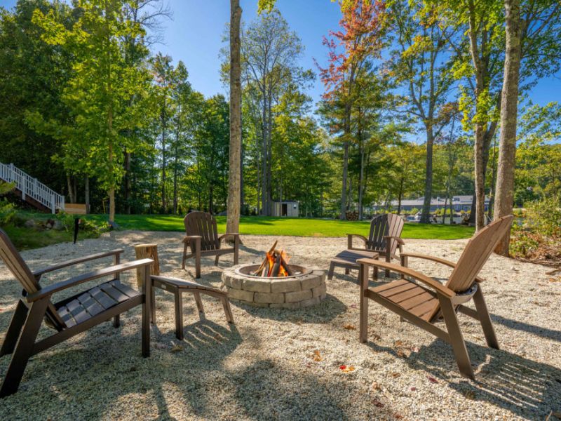 Fire Pit - 100 feet from the house & the beach