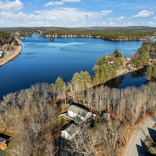 View of Milton Pond and The Frog Pond which is great for ice skating