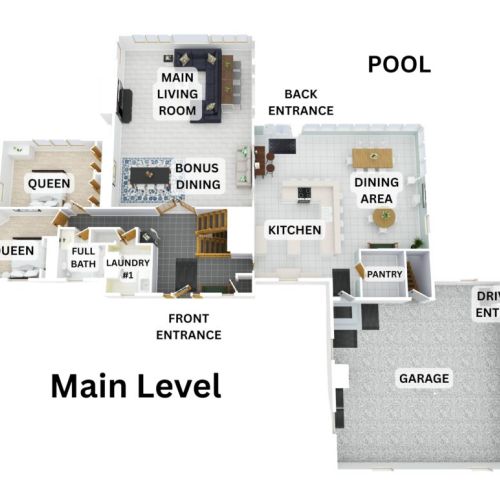 Main Level floor plan