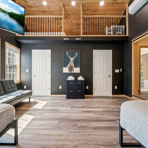 The above loft is not accessible to guests